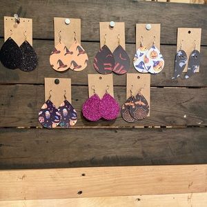 8 pairs for the price of 1 Halloween Earrings!!!